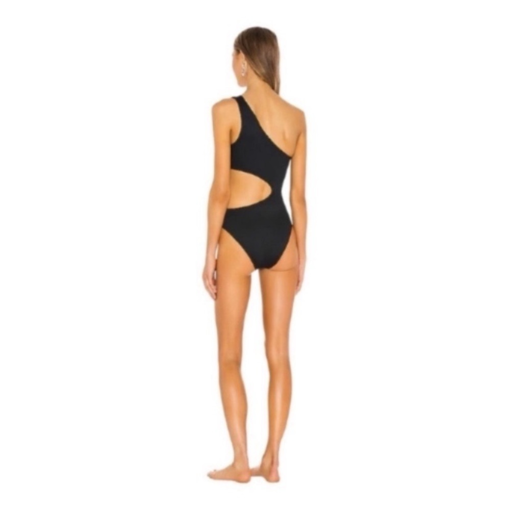 Beach Riot Black One-Shoulder One Piece - Picture 6 of 11